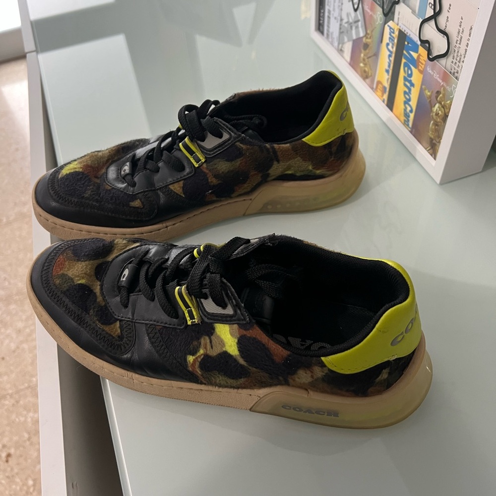 Citysole Court Sneaker With Camo Print size 8.5 Coach.